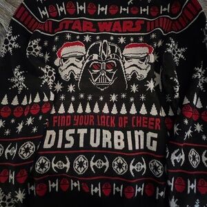 Star Wars Knit Sweater Lack of Cheer Disturbing